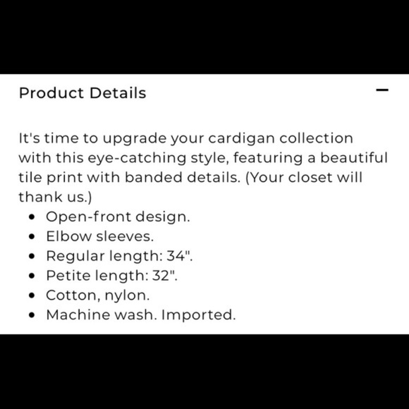 NWT Chico's Tile Cardigan Sweater Blue Green - Picture 6 of 8